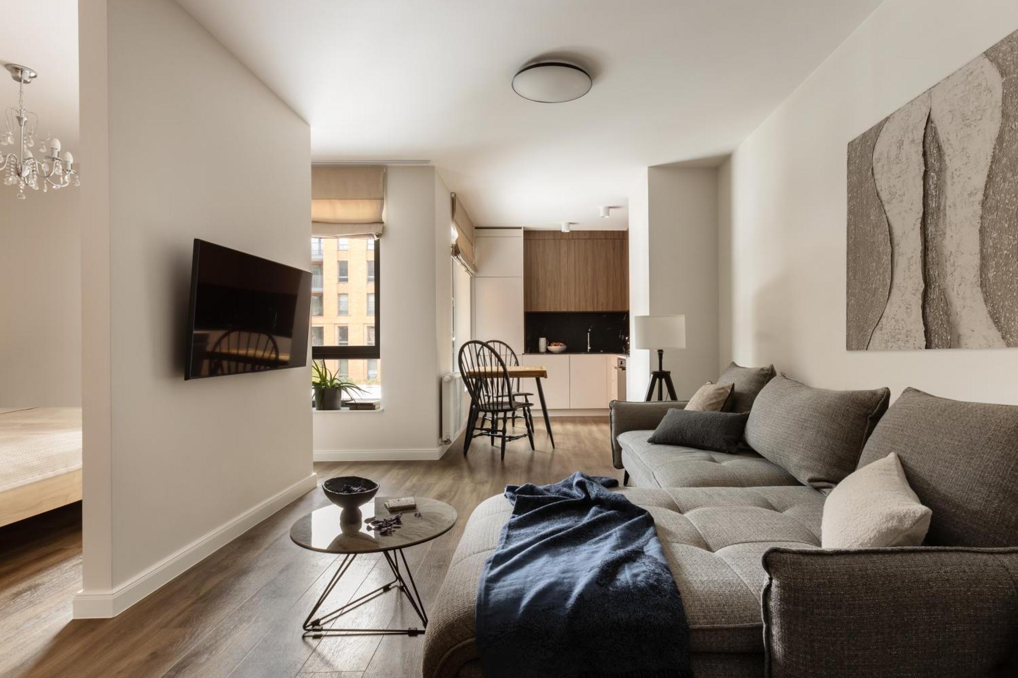 Scala Apartamenty By Moderna Profit- Lakowa 60C Гданск Екстериор снимка