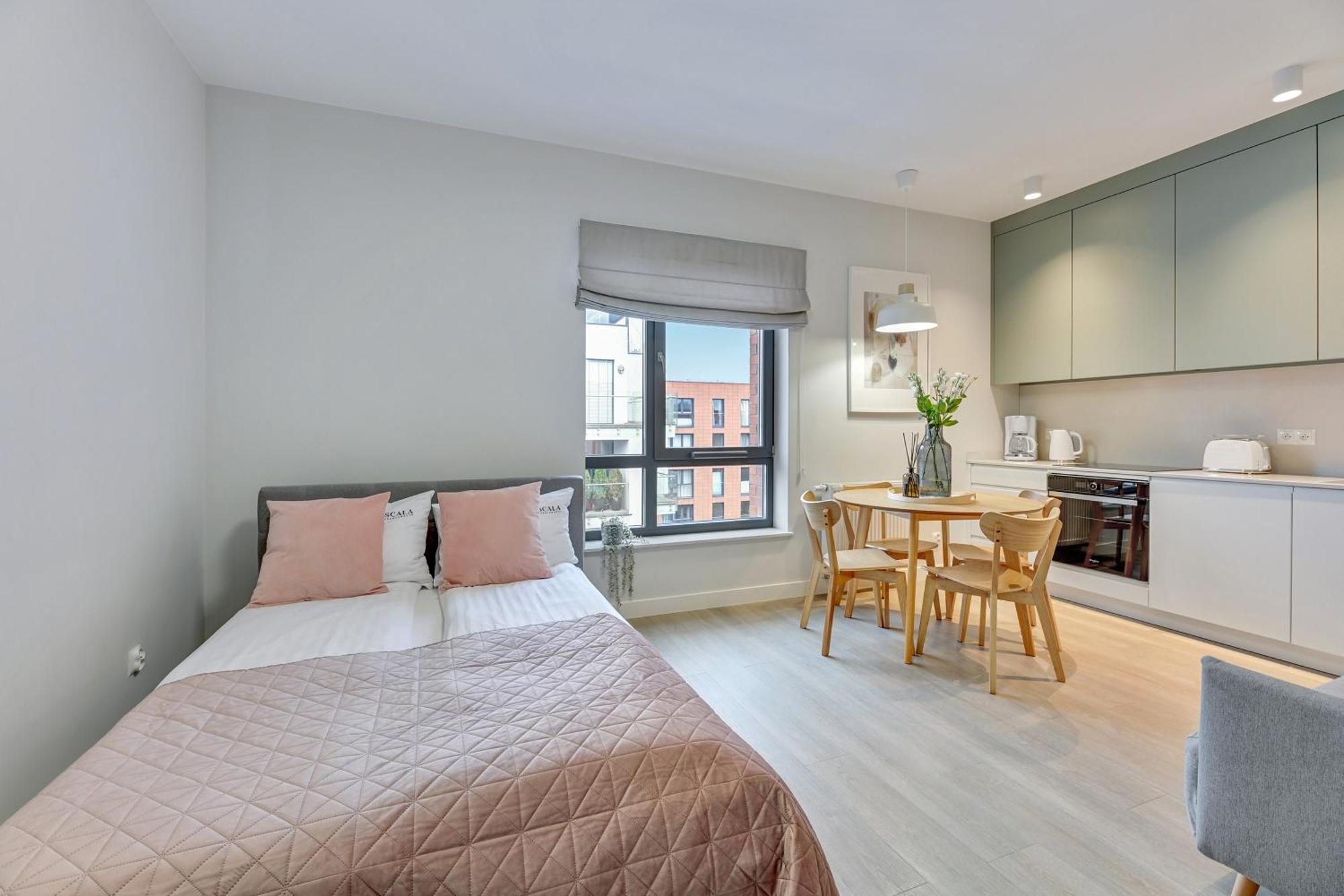 Scala Apartamenty By Moderna Profit- Lakowa 60C Гданск Екстериор снимка